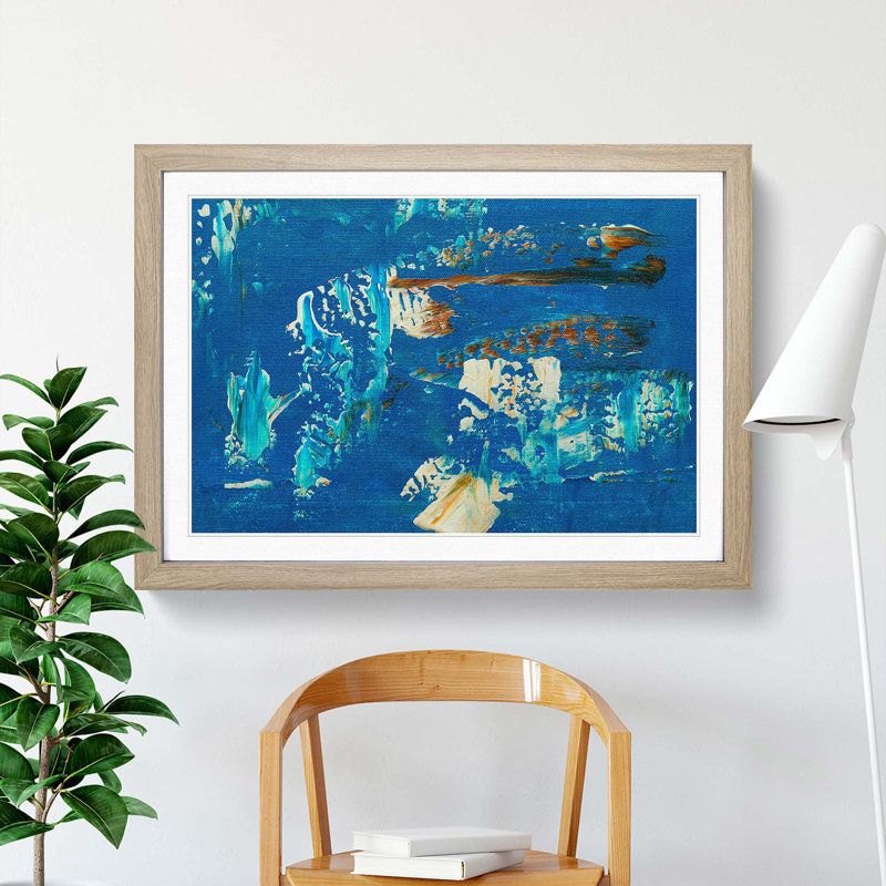 Abstract Vol.4 by S.Johnson - Framed Print, Oak Framed, 27cm H x 36cm W x 2cm D