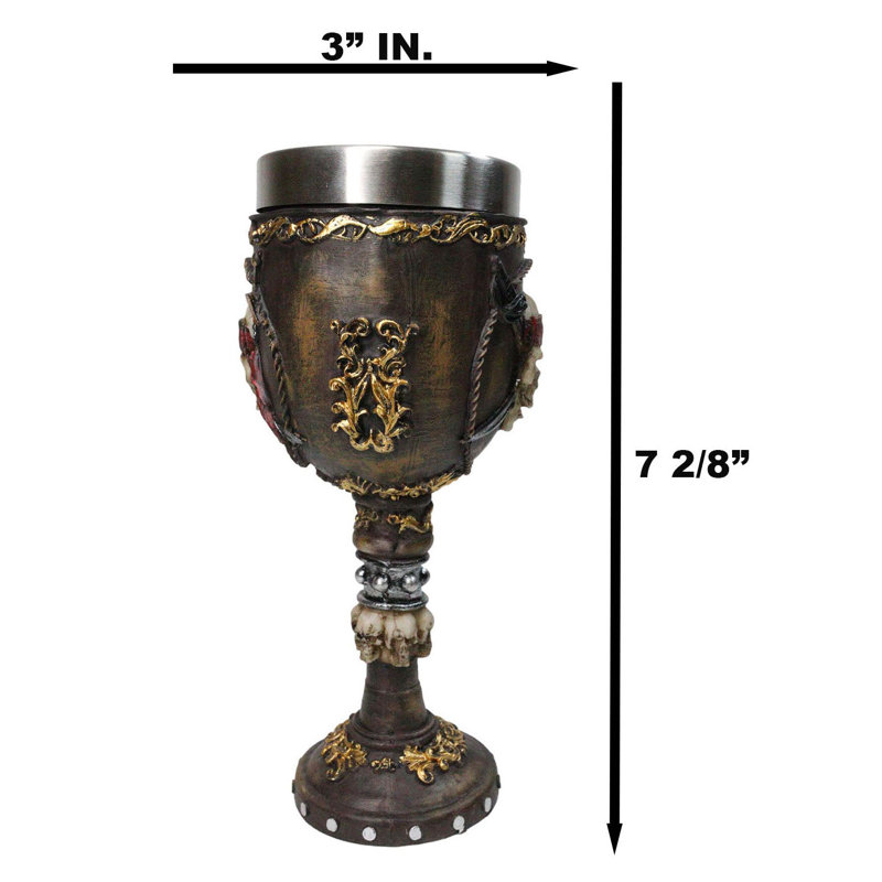 Verre à vin Nautical Skull