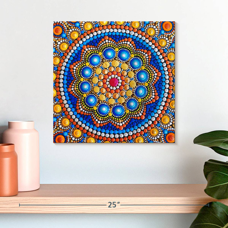 Kerner Decorative Dotted Mandala