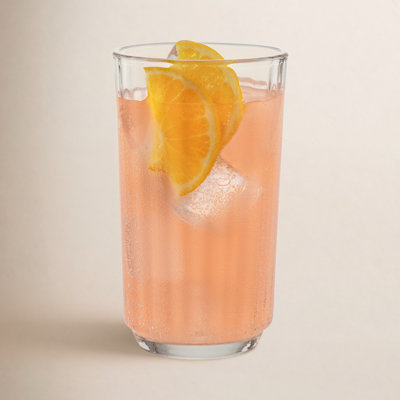 Paneled Ribbed Highball Glass