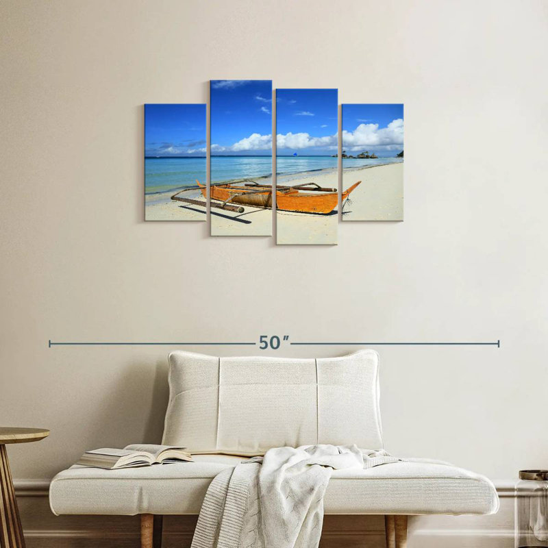 Bateau Meig Boracay Island Outrigger, H 22 po x l 36 po