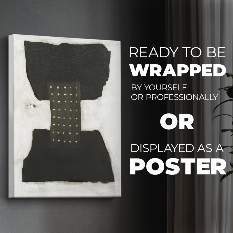 Black Chapter I -Canvas Print Only - NOT FRAMED, 18" H x 12" W