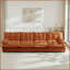 Canapé modulaire en chenille capitonné 138 po-350253614