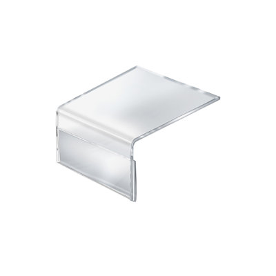 5.5"W x 3.5"H Shelf Sign Holder, 10-Pack