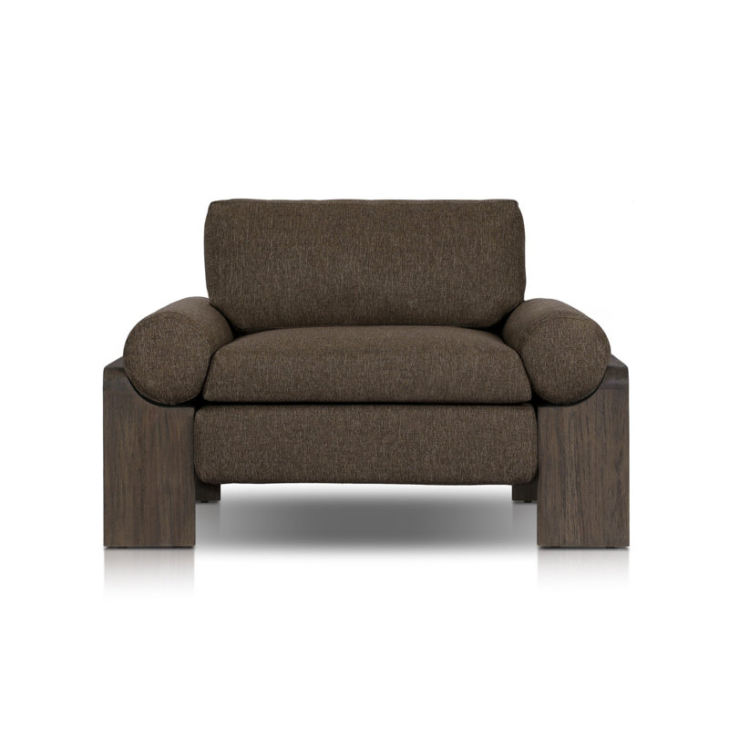 Joette Outdoor Chair-Washed Brown-FSC, Natural Teak, Faye Sand
