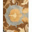Tapis unique brun / bleu / beige noué à la main Vianeth Mogul 10 pi 3 po x 13 pi 9 po