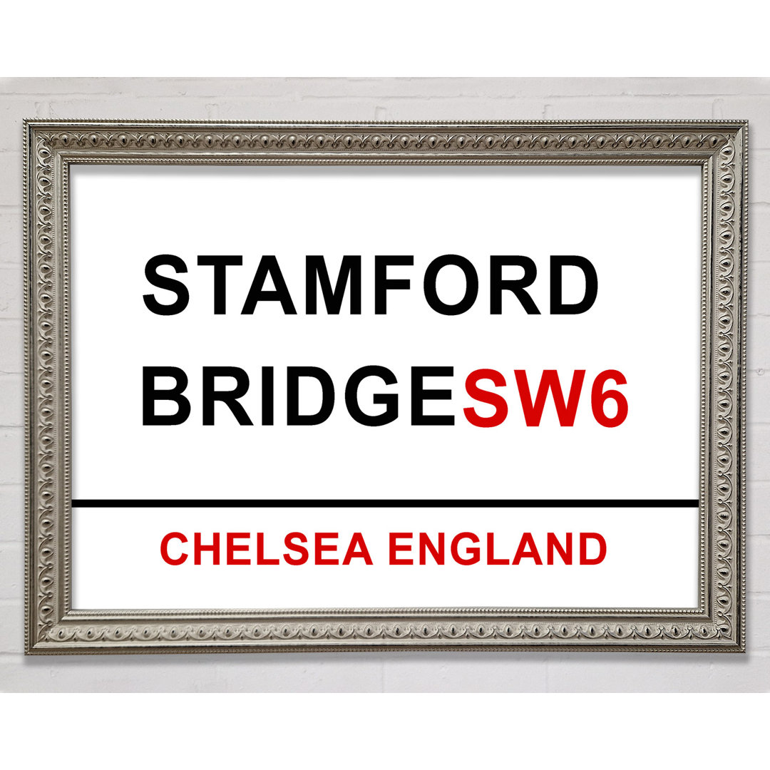 Stamford Bridge Schilder - Einzelne Bilderrahmen Kunstdrucke