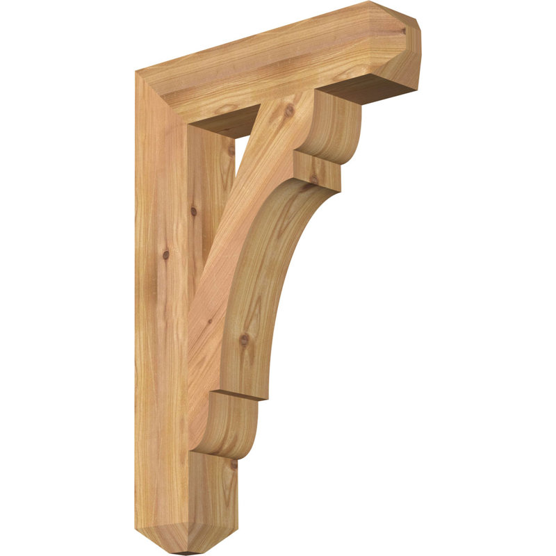 Support pour artisan olympique, Cèdre rouge de l'Ouest (lisse), 24"H x 3.5"W x 16"D