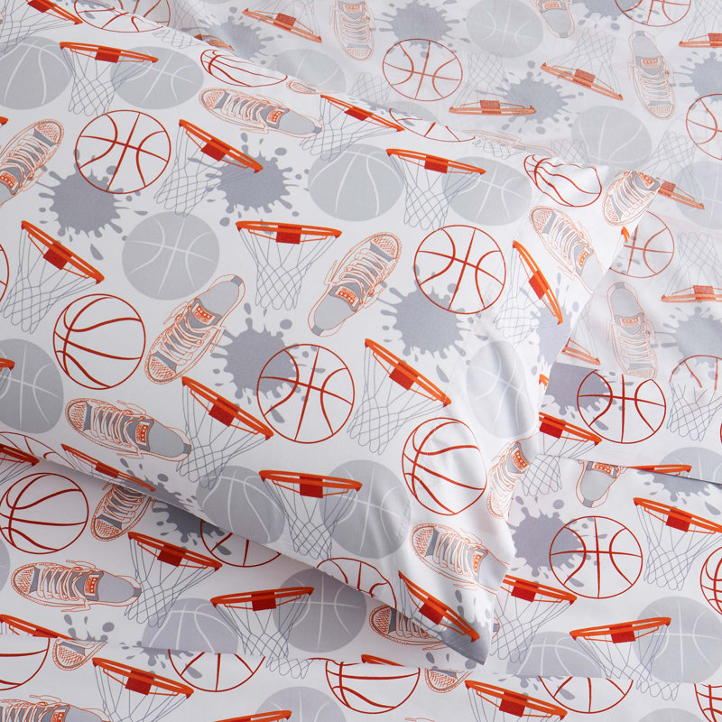 Draps en microfibre classiques pour enfants, Simple, Basketball
