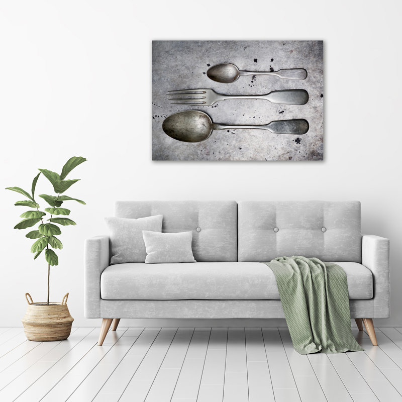 Cutlery - Wrapped Canvas Print