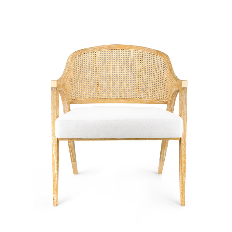 Edward Linen Armchair, Natural