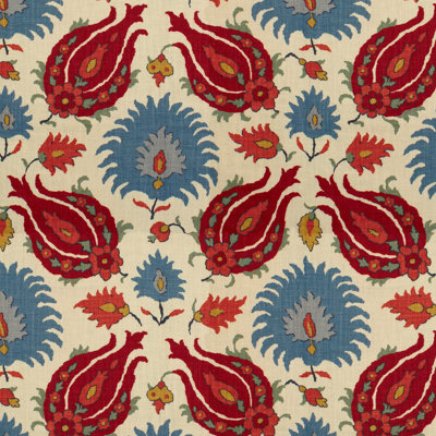 Les Alizes Kashmiri 100% Linen Performance Fabric