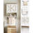 Bathroom Wall Cabinet With Open Partition & Rustic Towel Bar