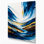 «Watercolor Landscape 3», art mural sur toile grise