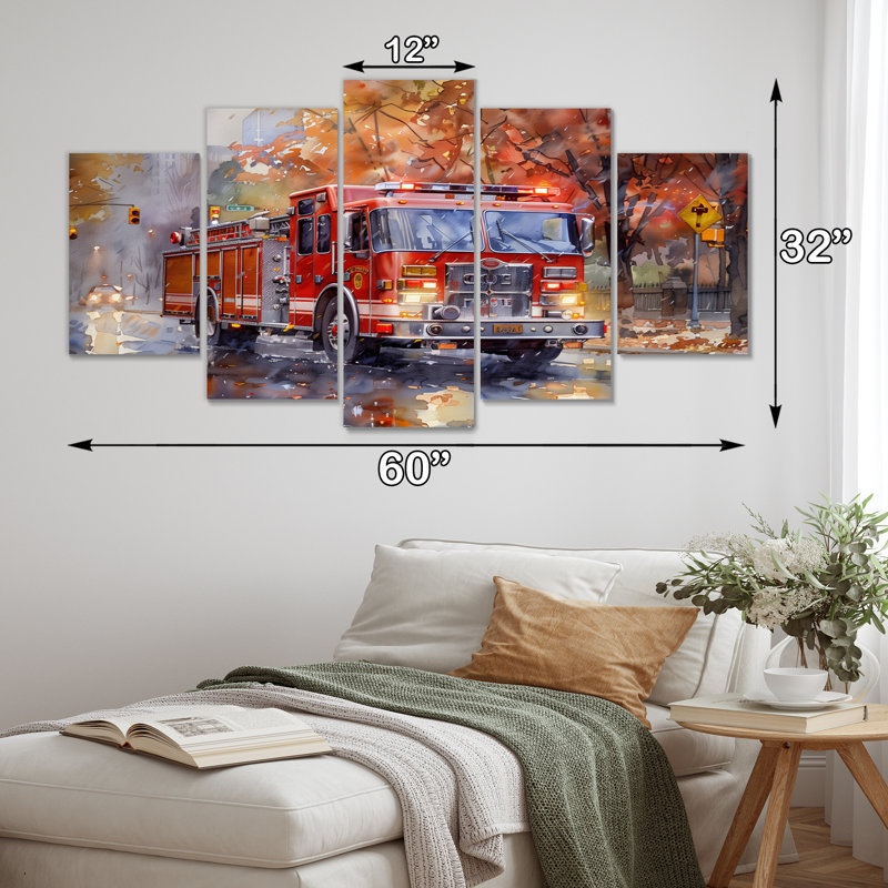 Kynslee - Fireman Wall Decor Set