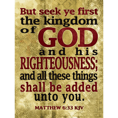 Seek Ye Golden - Wrapped Canvas Print