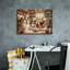  «Collie In The Kitchen» par Rich Monet, art mural sur toile, 26 po x 18 po-1402750660