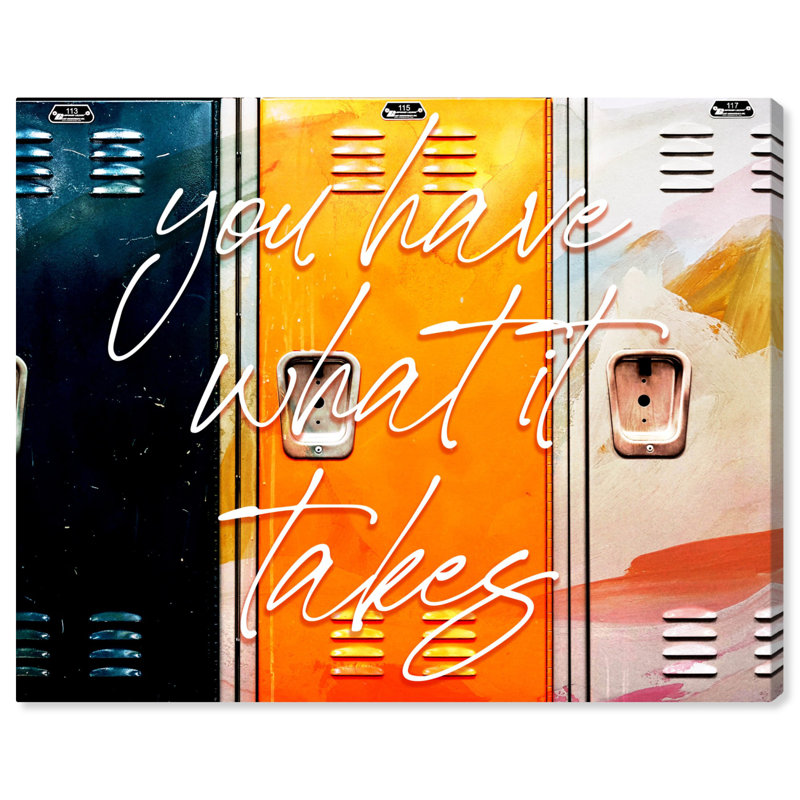 Colorful Motivational Quote Canvas Print, 16" x 20"