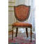 Side Chair in Brown/Red