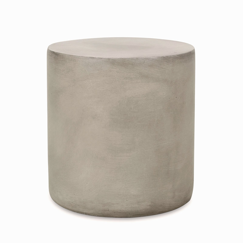 Table d'appoint d'extérieur en béton léger