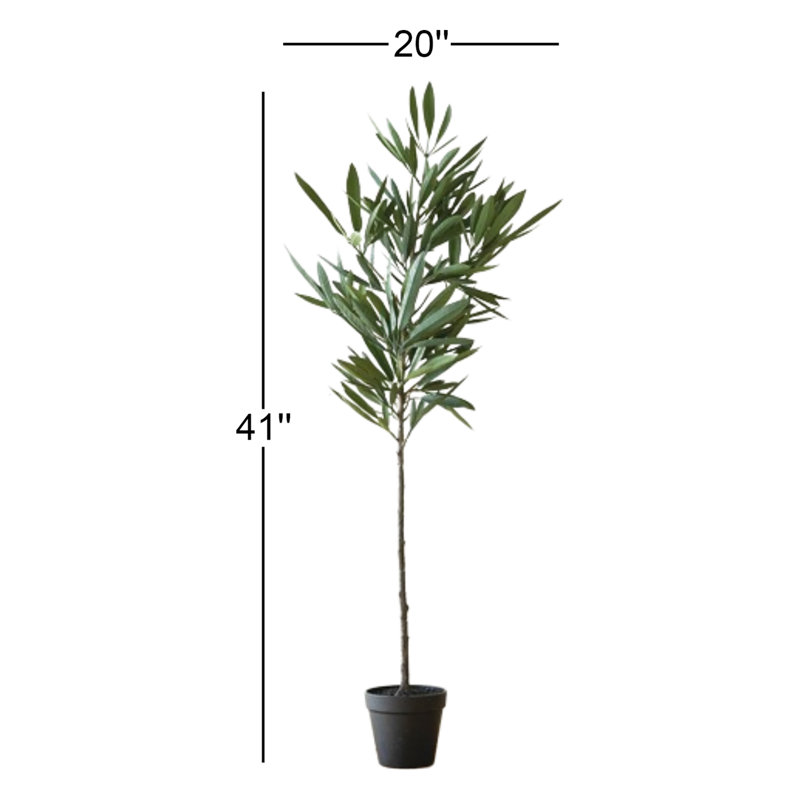 41'' Faux Eucalyptus Tree in Pot