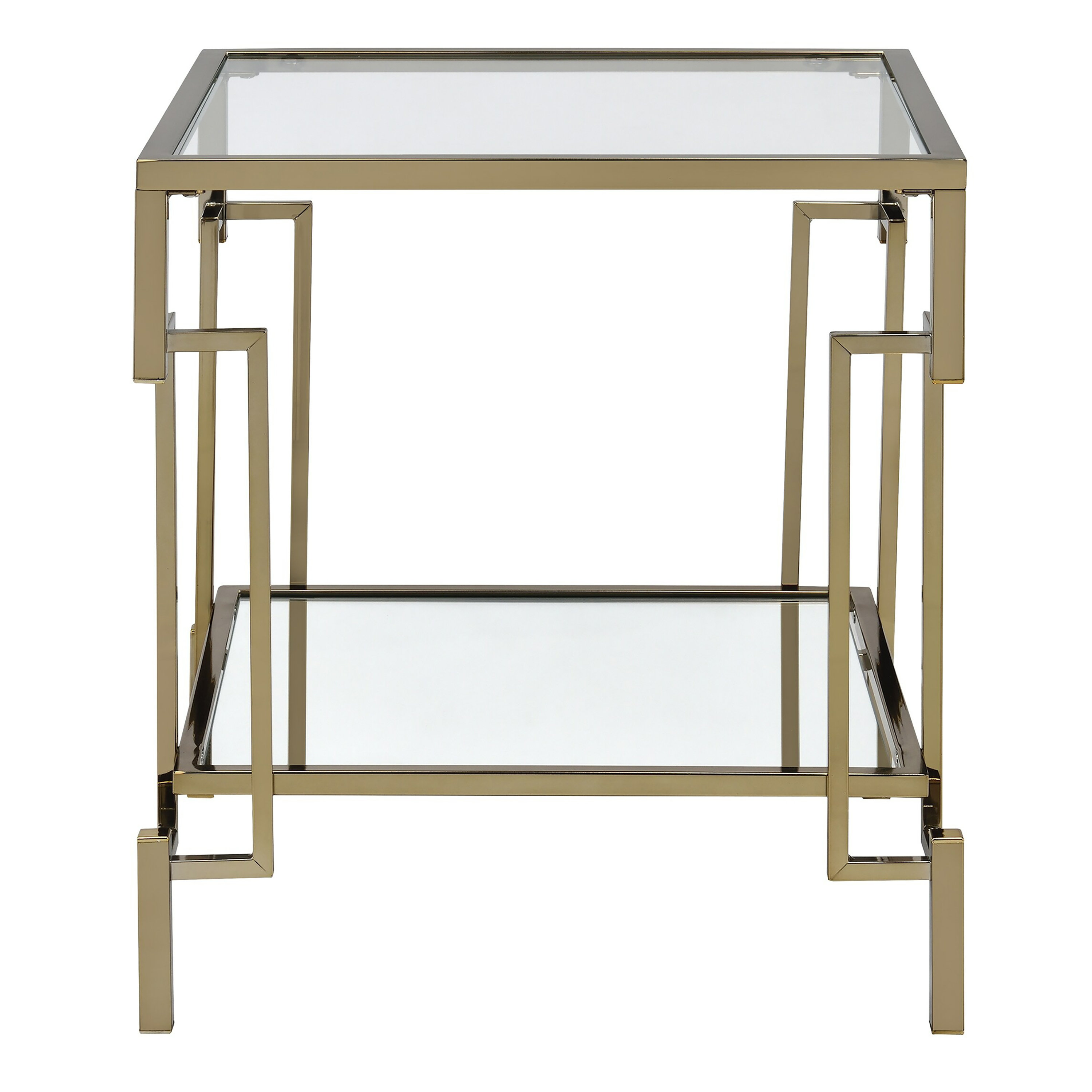 Everly Quinn 20" Length Glass Top End Table - Wayfair Canada