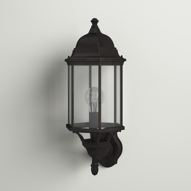Grande lanterne murale d'extérieur à une lumière Sevier de Génération Éclairage , Bronze antique
