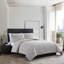 Waffle Pique Standard Cotton Reversible 3 Piece Comforter Set-1399535070-1399535046