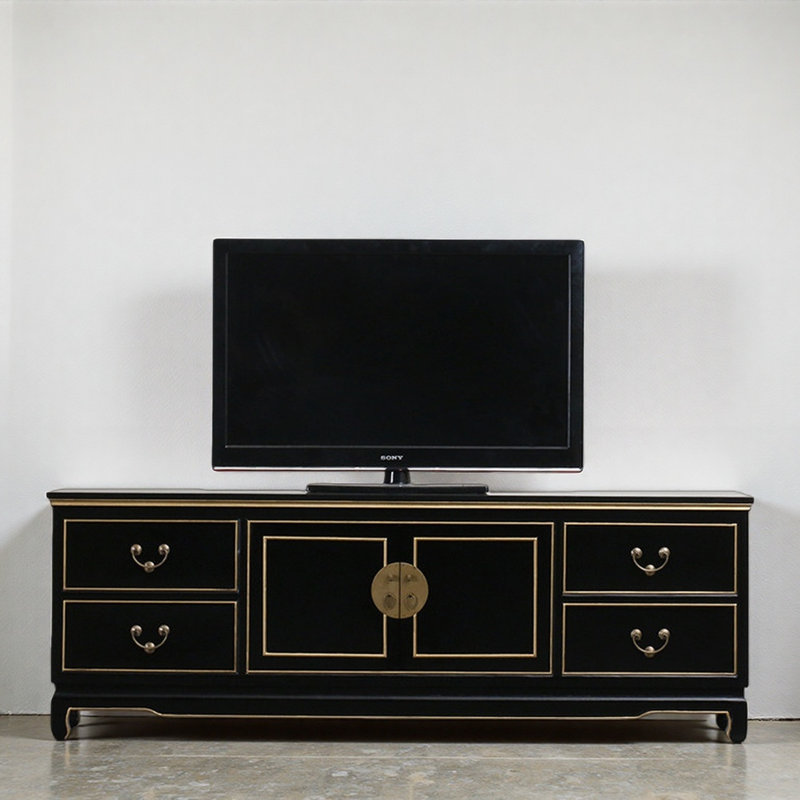 Meuble télé noir minimaliste