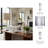 Cylindrical Hourglass Statue Object with Metal Frame for Home Decor - Decorative Accent for Living Room, Office Decorations - 11", Silver & Metallic
