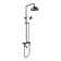 Contemporary basin faucet with stainless steel finish and smooth lever for easy control