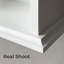 Armoire de rangement murale blanche pour salle de bain au-dessus de la salle de bain, charnières à fermeture silencieuse, conception adaptable, assemblage facile, largeur de 28,33 po, profondeur de 23,79 po avec charnières et rangement polyvalent, 30,39 lb, 7,14 po