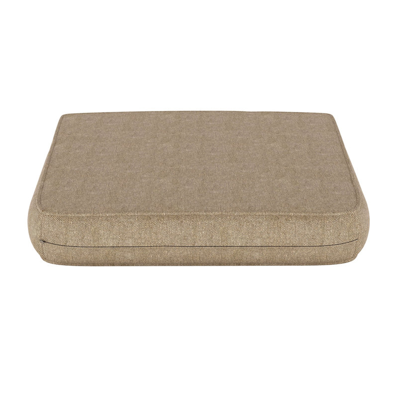 Outdoor Sunbrella® Seat Cushion, Spectrum Mushroom Sunbrella® Plainweave, 20" W x 18" D