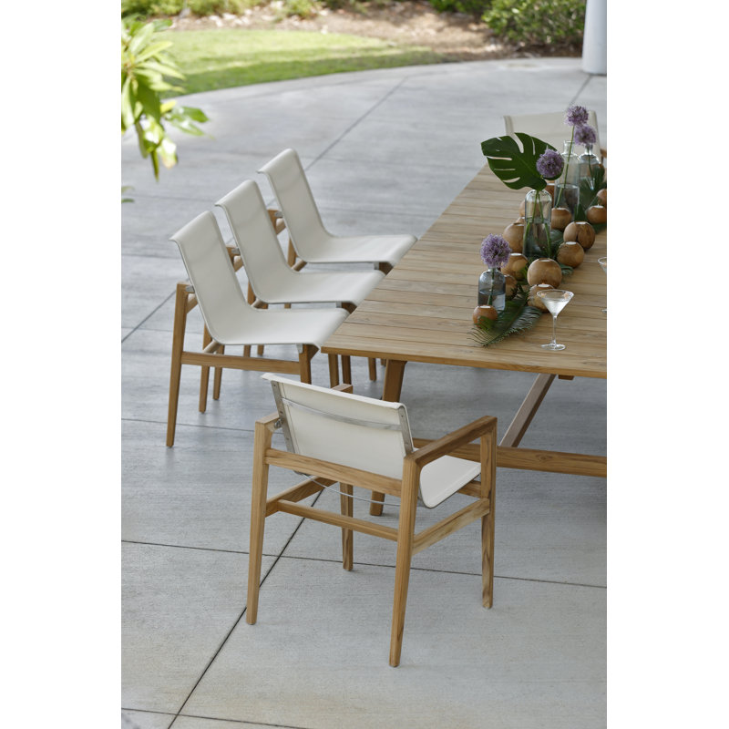 Coast Patio Dining Side Chair, Canvas Sling