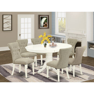Segrest Butterfly Leaf Solid Wood Dining Set
