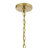 Ashbury 5-Light Chandelier in Warm Brass