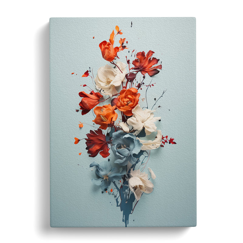 Floral Minimalism No.2 - Print, 60cm H x 40cm W x 3cm D