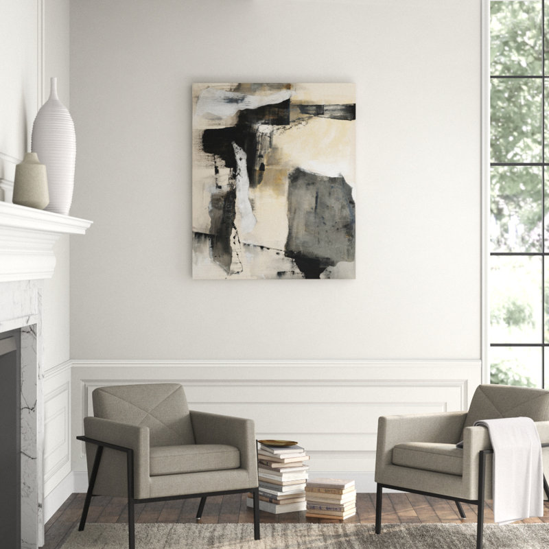 Allude Print by Barclay Butera, 65" H x 54" W, Glass Coat