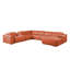 Canapé modulaire en forme de L 7 pièces DivanItalia Camel-2024293519-2024293515