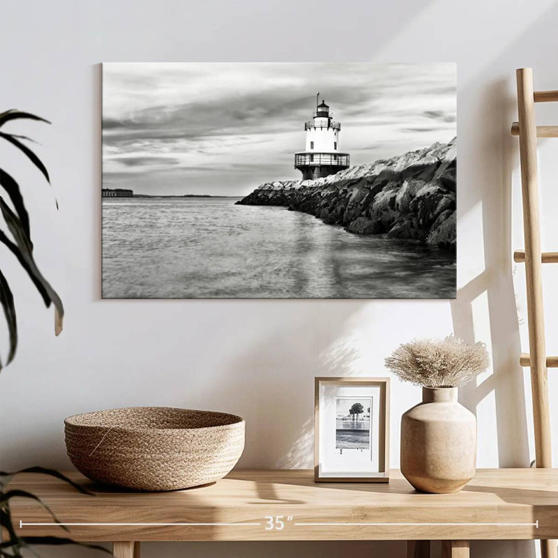 Aletra Spring Point Ledge Lighthouse, 16" H x 24" W