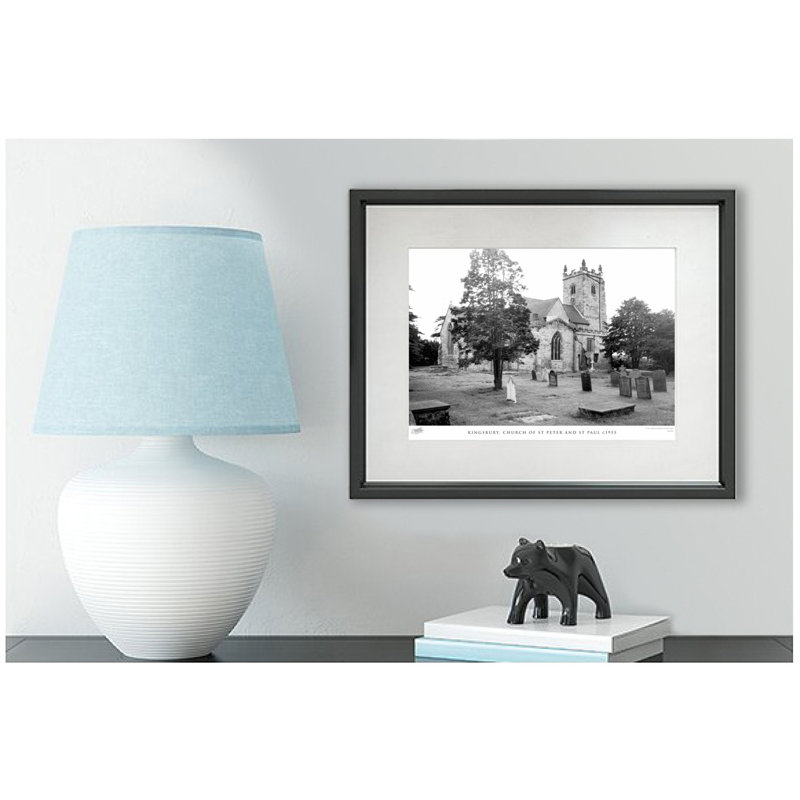 Kingsbury, Church Of St Peter And St Paul C1955 by Francis Frith - Single Picture Frame Print, 40cm H x 50cm W x 2.3cm D