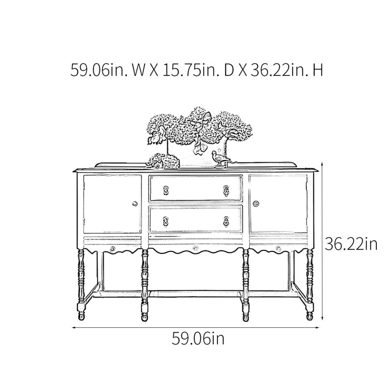 Console Retro Classical Multifonctional