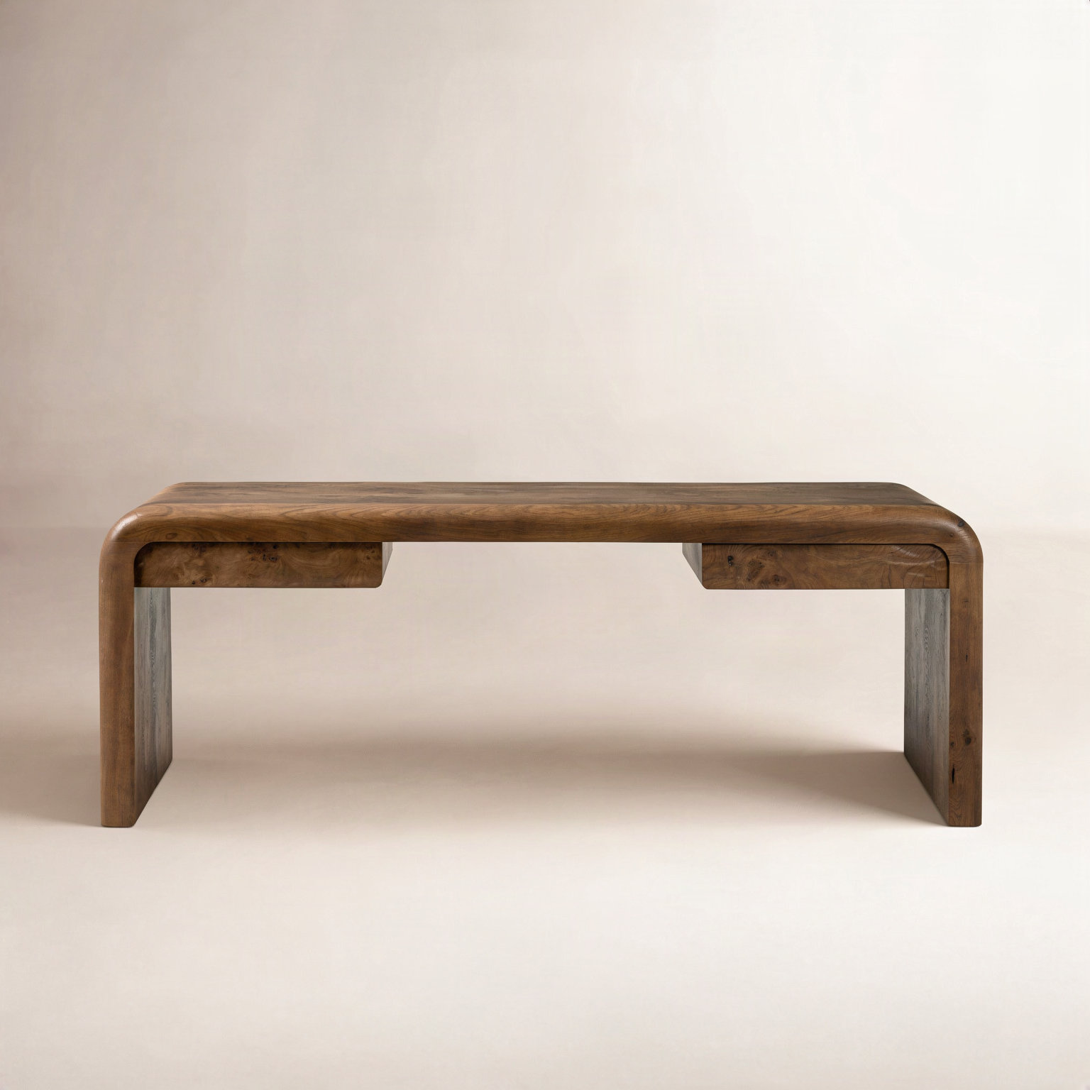 Jaella 70 " Oak Writing Desk