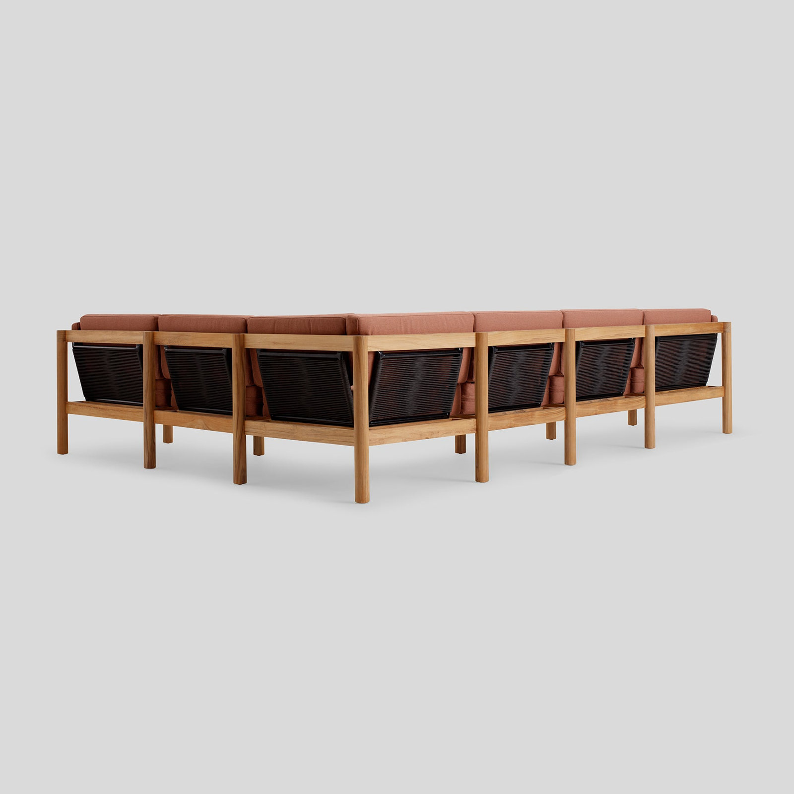 Haven 116" Sunbrella® Patio Sectional, Sunbrella Rust