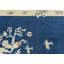 Tapis oriental bleu marine moderne unique 4 x 6 One-of-a-Kind
