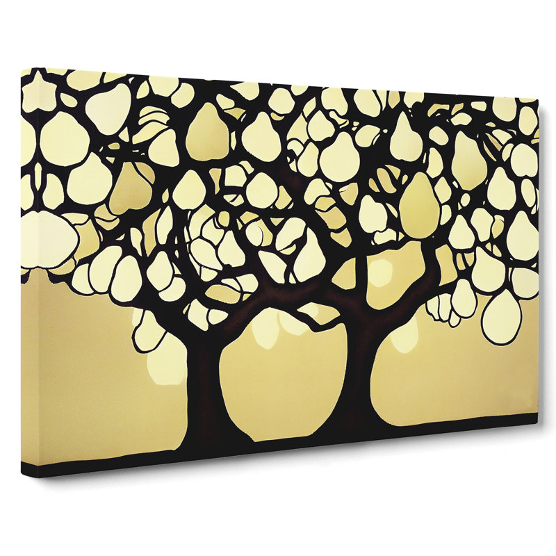 Peaceful Trees - Wall Art, 35cm H x 50cm W x 3cm D, Wrapped Canvas