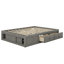 Queen Size Platform Bed Frame With 4 Storage Drawers & Footboard Cubby – No Headboard-1499408719
