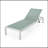 Aluminum Frame Mesh Chaise Lounge With Adjustable Backrest And Wheels For Easy Mobility,  For Outdoor Relaxation.-967389433