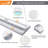 4' x 1' Dimmable High Bay Light
