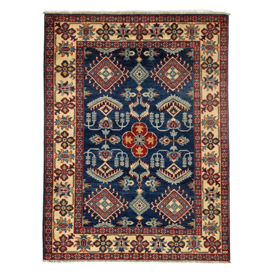 Oriental Area Rug in Navy Blue